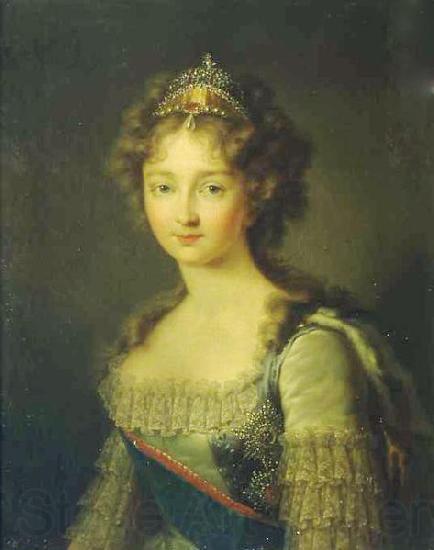 Gerhard von Kugelgen Portrait of Empress Elizabeth Alexeievna Spain oil painting art